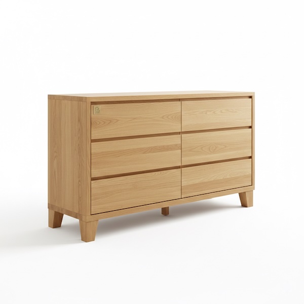 Nordic Oak Artisan Credenza