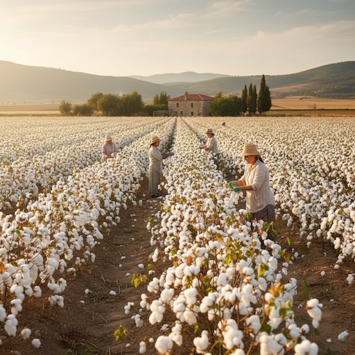 Organic Cotton Field